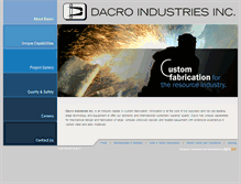 Tablet Screenshot of dacro.com